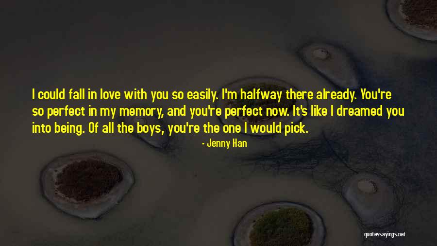 Fall Pick Yourself Up Quotes By Jenny Han