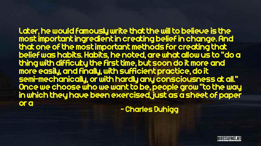 Fall Time Change Quotes By Charles Duhigg