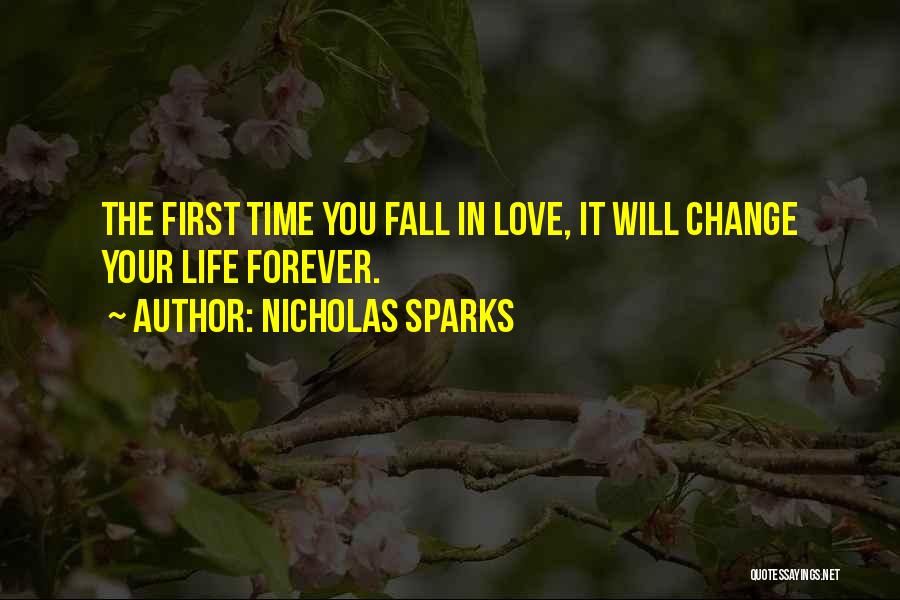 Fall Time Change Quotes By Nicholas Sparks