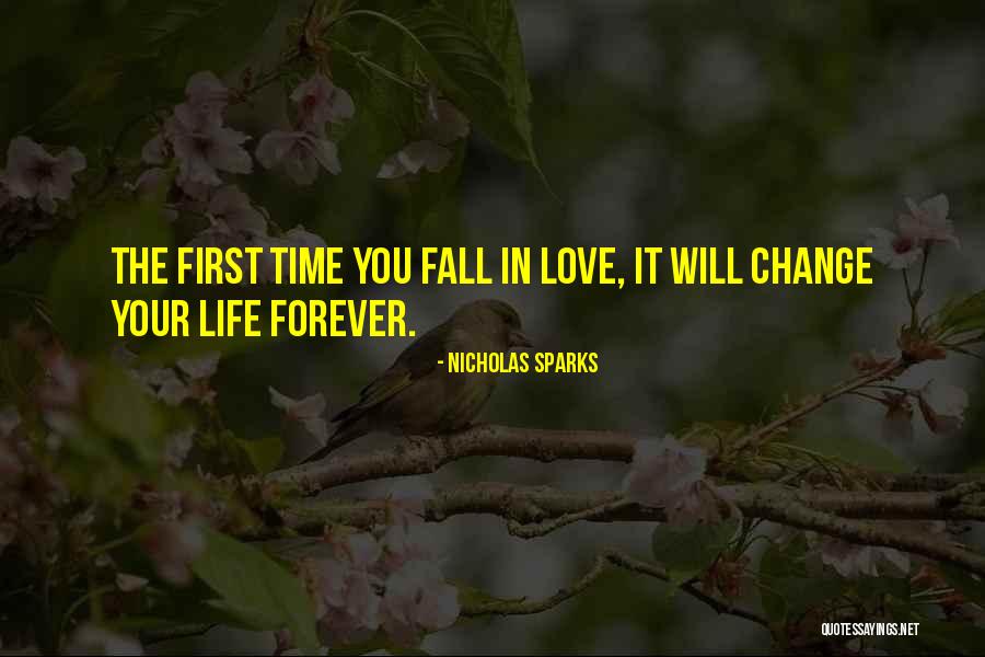 Fall Time Change Quotes By Nicholas Sparks