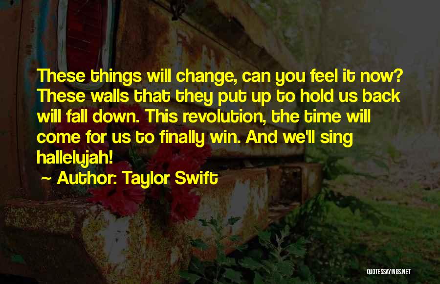 Fall Time Change Quotes By Taylor Swift
