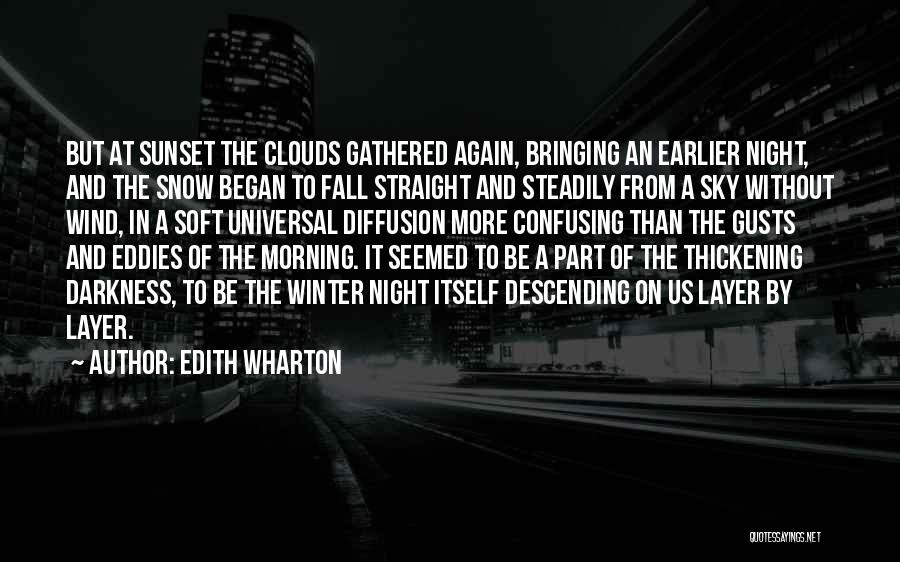 Fall To Winter Quotes By Edith Wharton