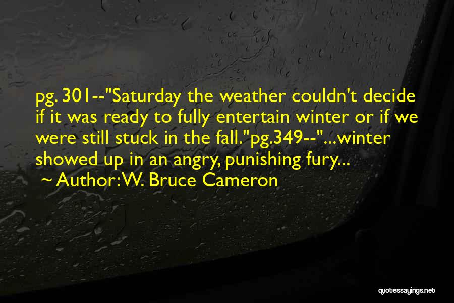 Fall To Winter Quotes By W. Bruce Cameron