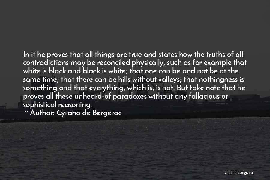 Fallacious Quotes By Cyrano De Bergerac