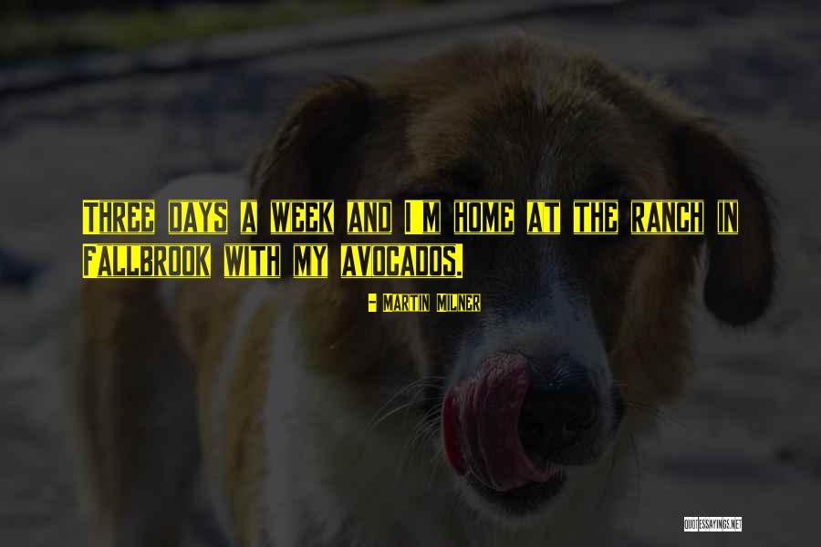 Fallbrook Quotes By Martin Milner Fallbrook Quotes By Martin Milner