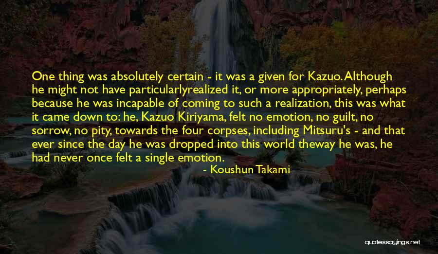 Fallecido Definicion Quotes By Koushun Takami Fallecido Definicion Quotes By Koushun Takami