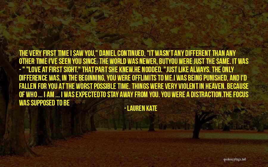 Fallen Lauren Kate Quotes By Lauren Kate