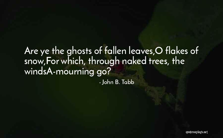 Fallen Leaves Of Winter Quotes By John B. Tabb Fallen Leaves Of Winter Quotes By John B. Tabb