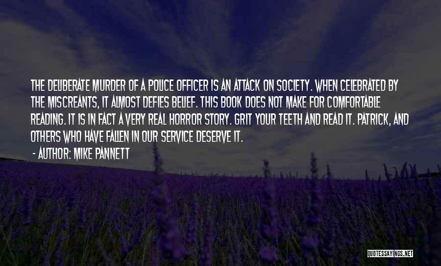 Fallen Police Officer Quotes By Mike Pannett