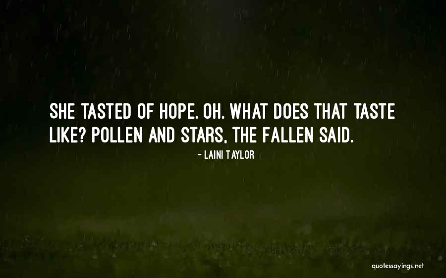 Fallen Stars Quotes By Laini Taylor