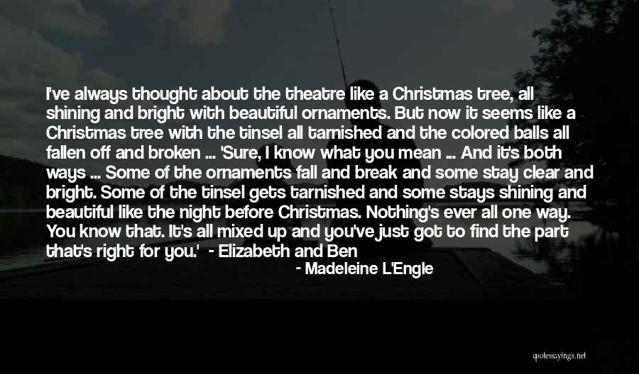 Fallen Tree Quotes By Madeleine L'Engle Fallen Tree Quotes By Madeleine L'Engle