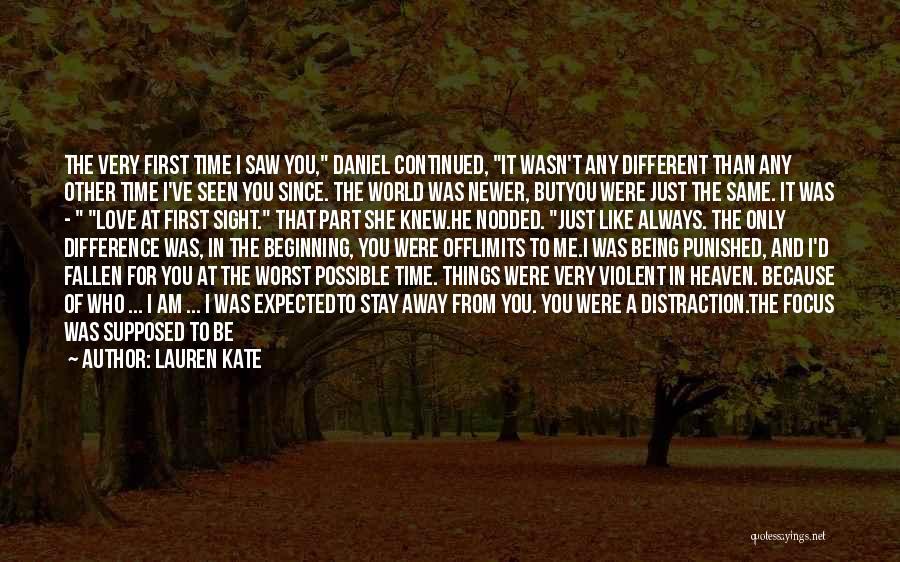 Fallen World Quotes By Lauren Kate
