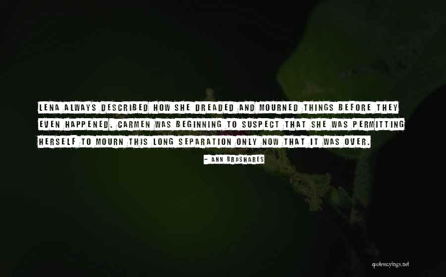Fallenstein Field Quotes By Ann Brashares Fallenstein Field Quotes By Ann Brashares