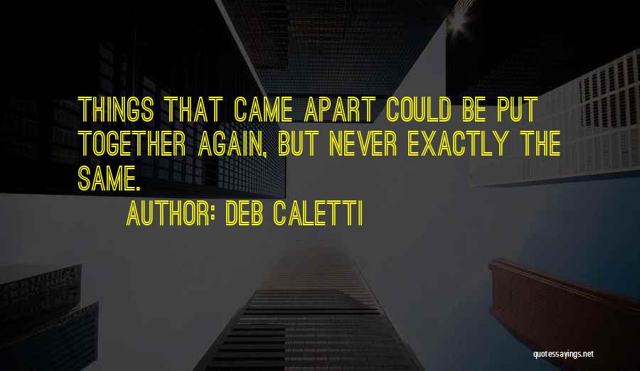 Falling Apart Quotes By Deb Caletti