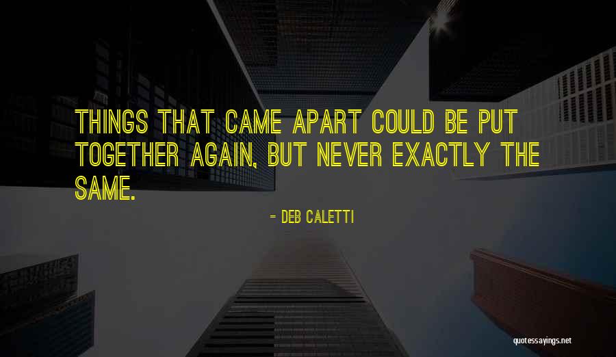 Falling Apart Quotes By Deb Caletti