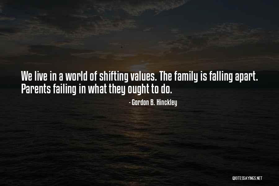 Falling Apart Quotes By Gordon B. Hinckley Falling Apart Quotes By Gordon B. Hinckley