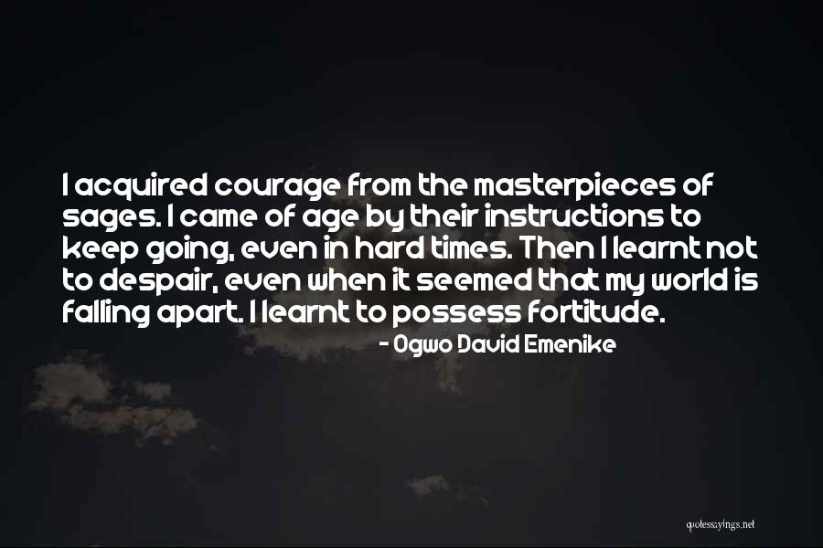 Falling Apart Quotes By Ogwo David Emenike Falling Apart Quotes By Ogwo David Emenike