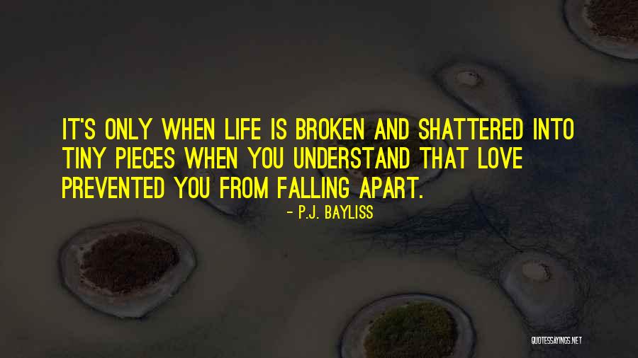 Falling Apart Quotes By P.J. Bayliss Falling Apart Quotes By P.J. Bayliss