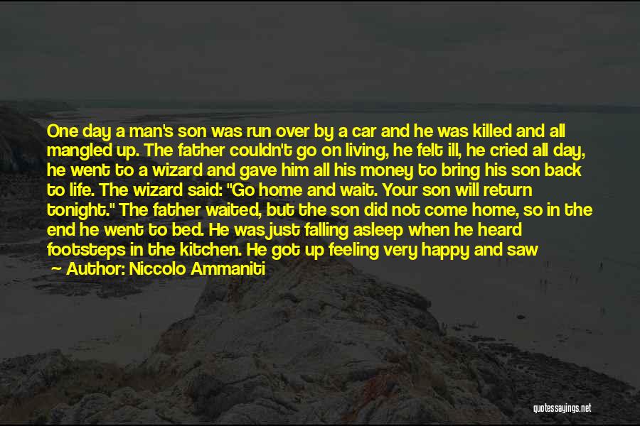 Falling Asleep Happy Quotes By Niccolo Ammaniti