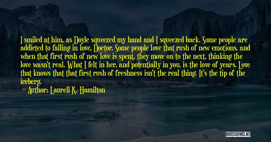 Falling Back In Love Quotes By Laurell K. Hamilton