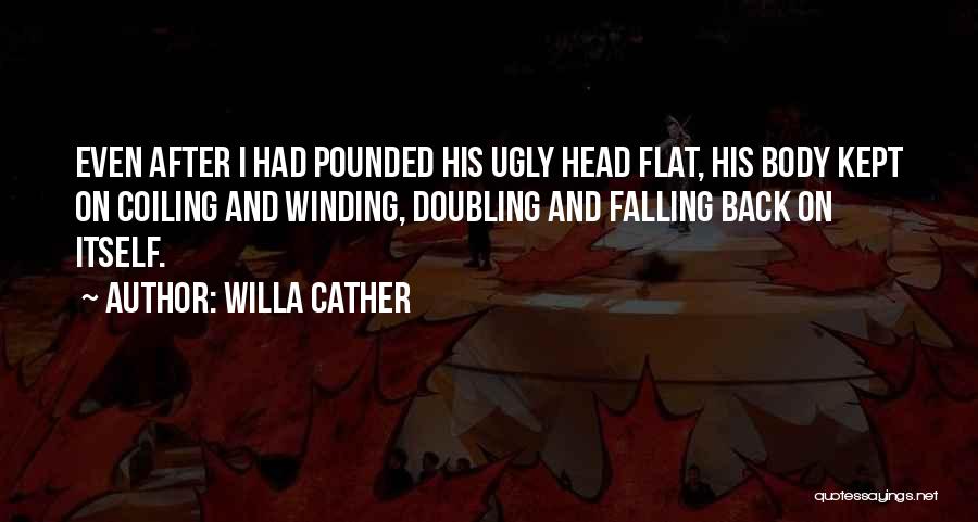 Falling Back Quotes By Willa Cather