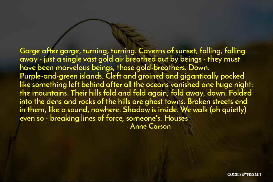 Falling Behind Quotes By Anne Carson Falling Behind Quotes By Anne Carson