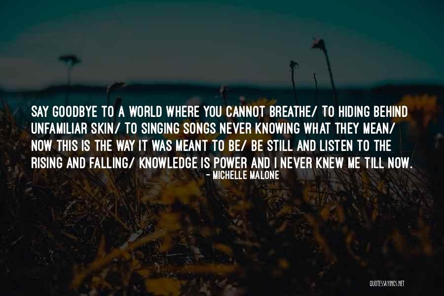 Falling Behind Quotes By Michelle Malone Falling Behind Quotes By Michelle Malone