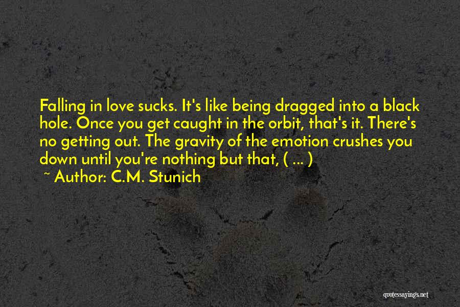 Falling Down Love Quotes By C.M. Stunich