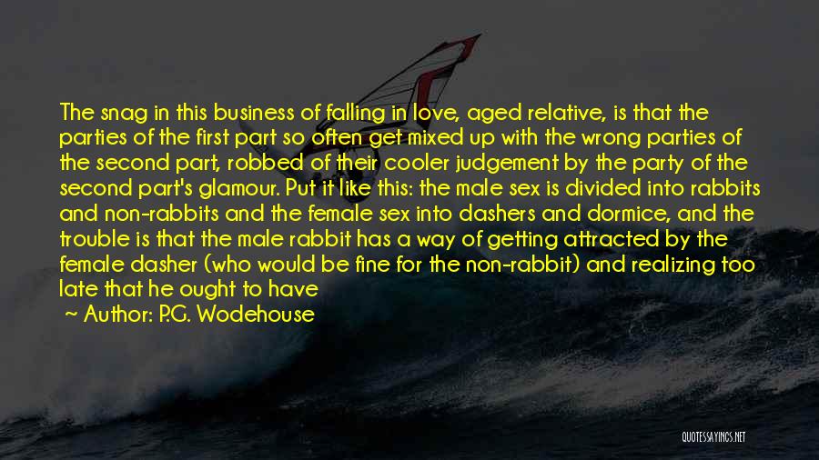 Falling Down Love Quotes By P.G. Wodehouse