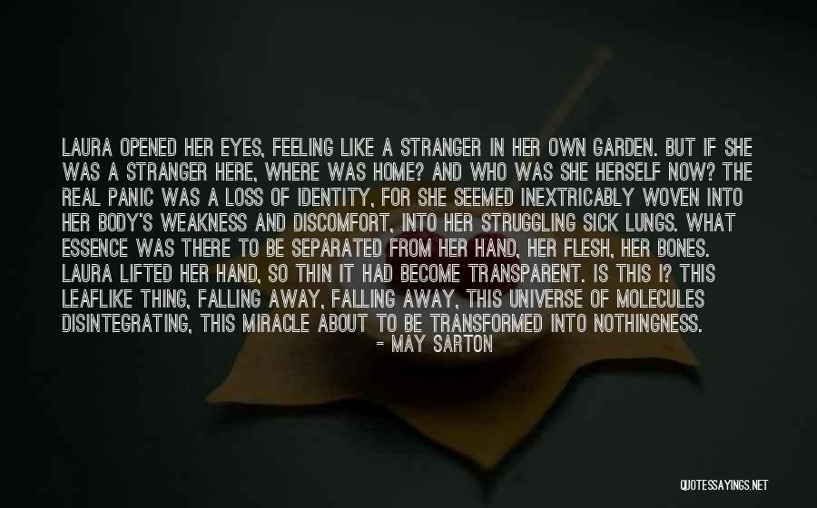 Falling For A Stranger Quotes By May Sarton Falling For A Stranger Quotes By May Sarton