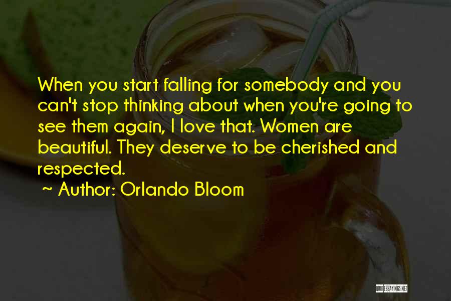Falling For You Relationship Quotes By Orlando Bloom