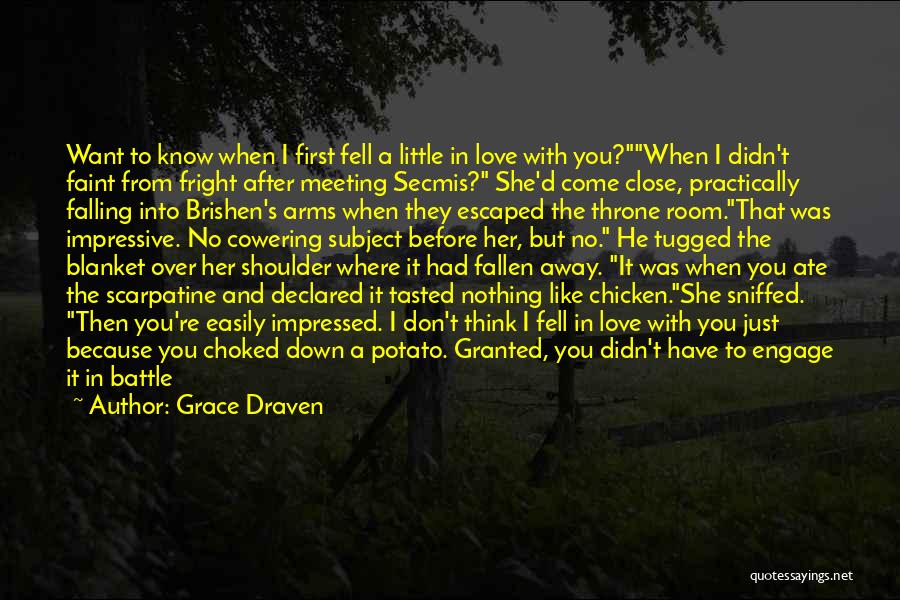 Falling Hard Quotes By Grace Draven