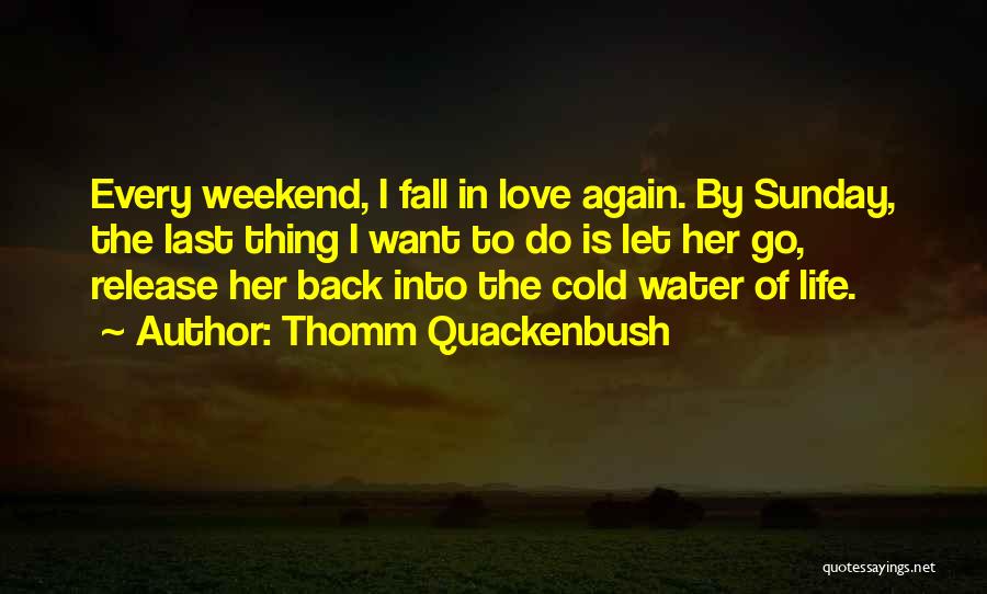 Falling In Love Again Quotes By Thomm Quackenbush