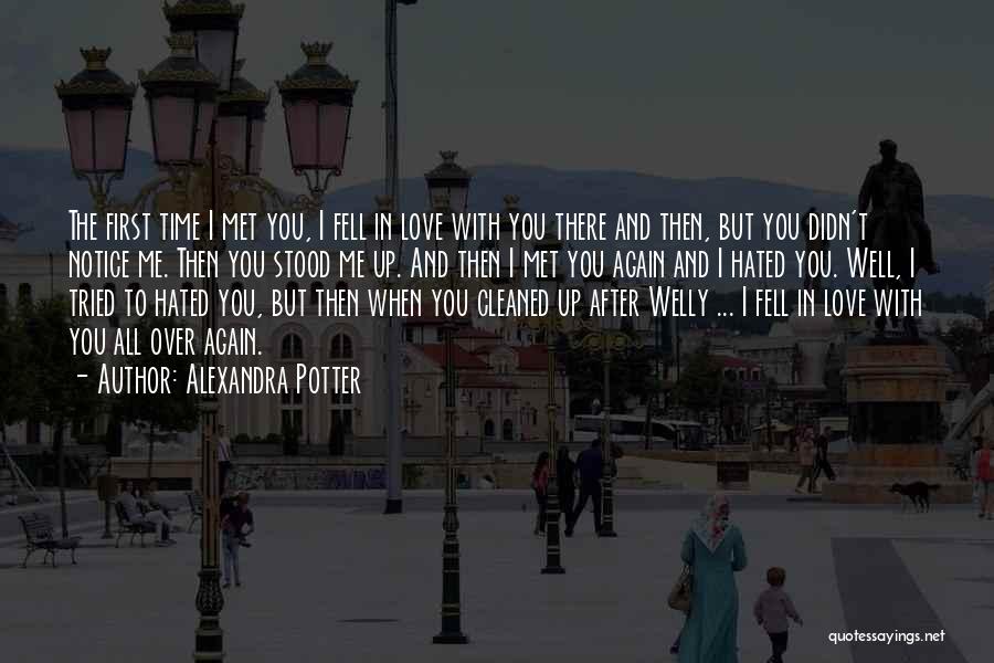 Falling In Love All Over Quotes By Alexandra Potter