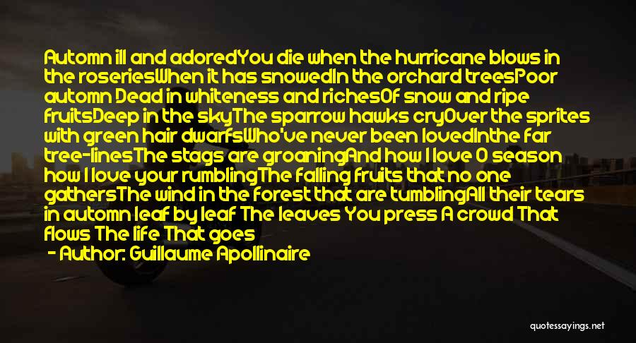 Falling In Love All Over Quotes By Guillaume Apollinaire
