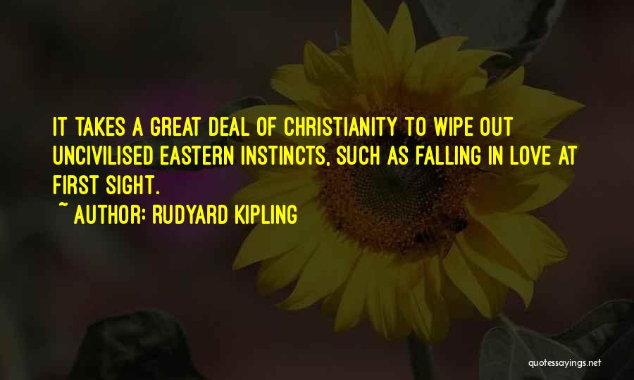 Falling In Love At First Sight Quotes By Rudyard Kipling