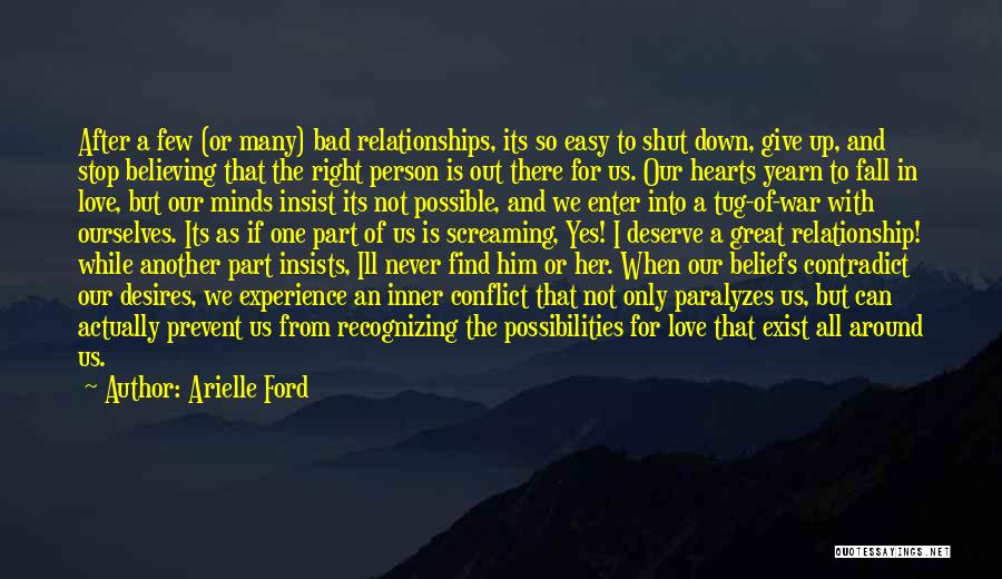 Falling In Love Bad Quotes By Arielle Ford