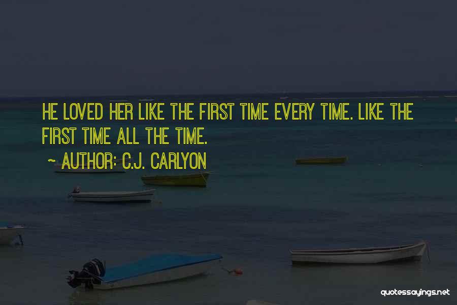 Falling In Love Book Quotes By C.J. Carlyon