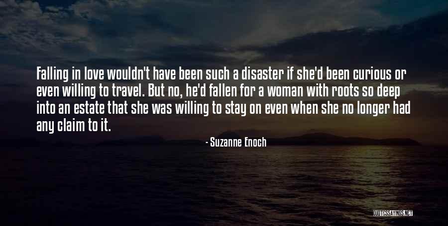 Falling In Love Deep Quotes By Suzanne Enoch Falling In Love Deep Quotes By Suzanne Enoch