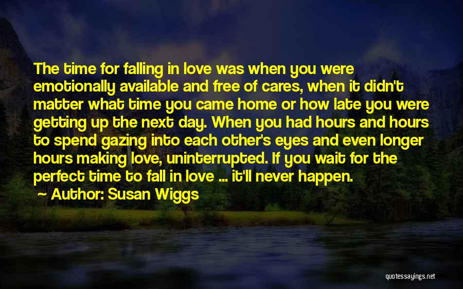 Falling In Love Each Day Quotes By Susan Wiggs