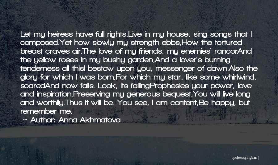 Falling In Love Songs Quotes By Anna Akhmatova