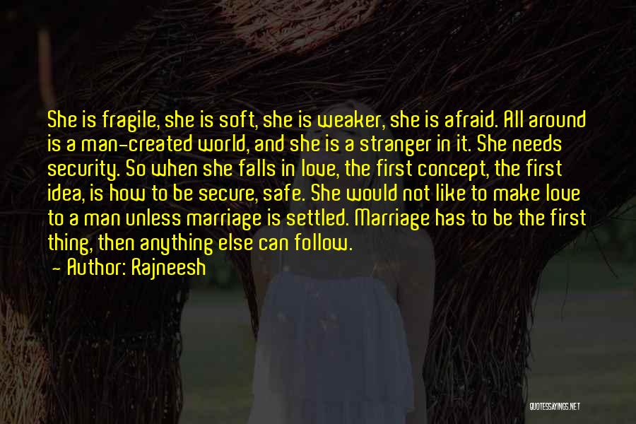 Falling In Love With A Stranger Quotes By Rajneesh