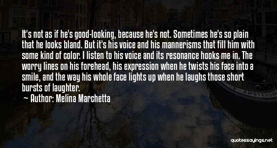 Falling In Love With His Smile Quotes By Melina Marchetta