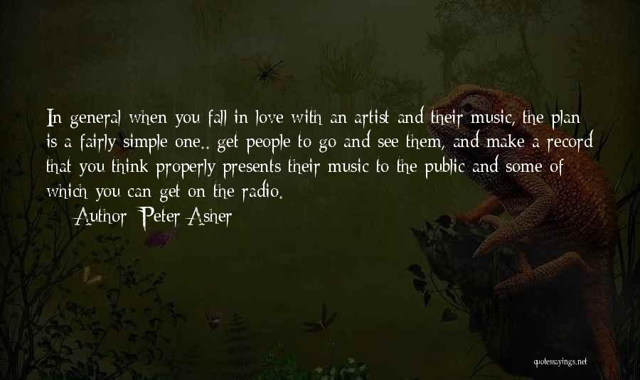 Falling In Love With Music Quotes By Peter Asher