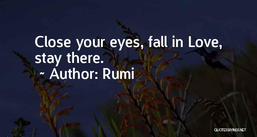 Falling In Love With Someone's Eyes Quotes By Rumi