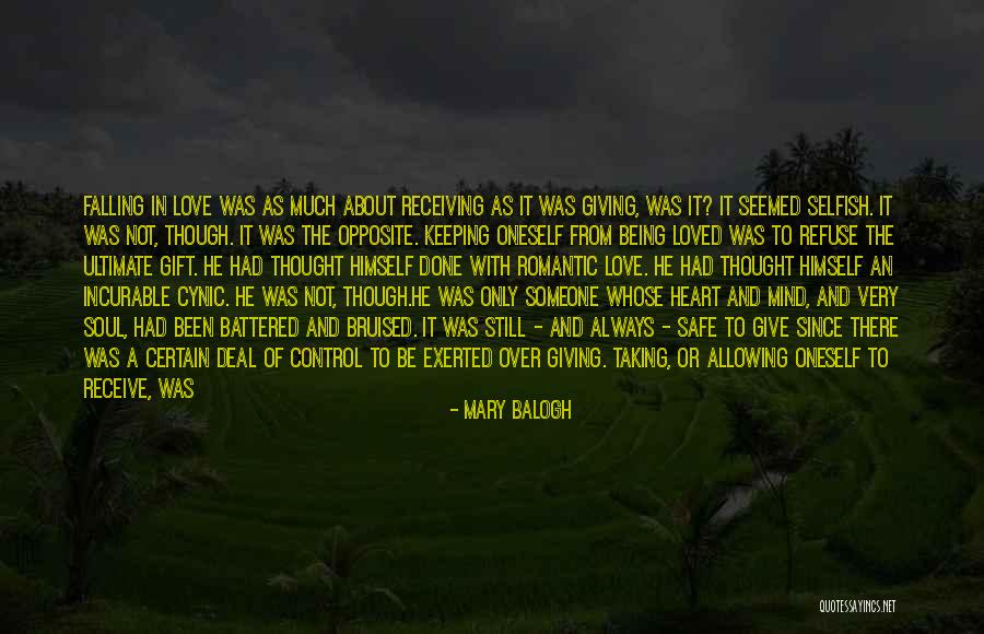 Falling In Love With Someone's Mind Quotes By Mary Balogh Falling In Love With Someone's Mind Quotes By Mary Balogh
