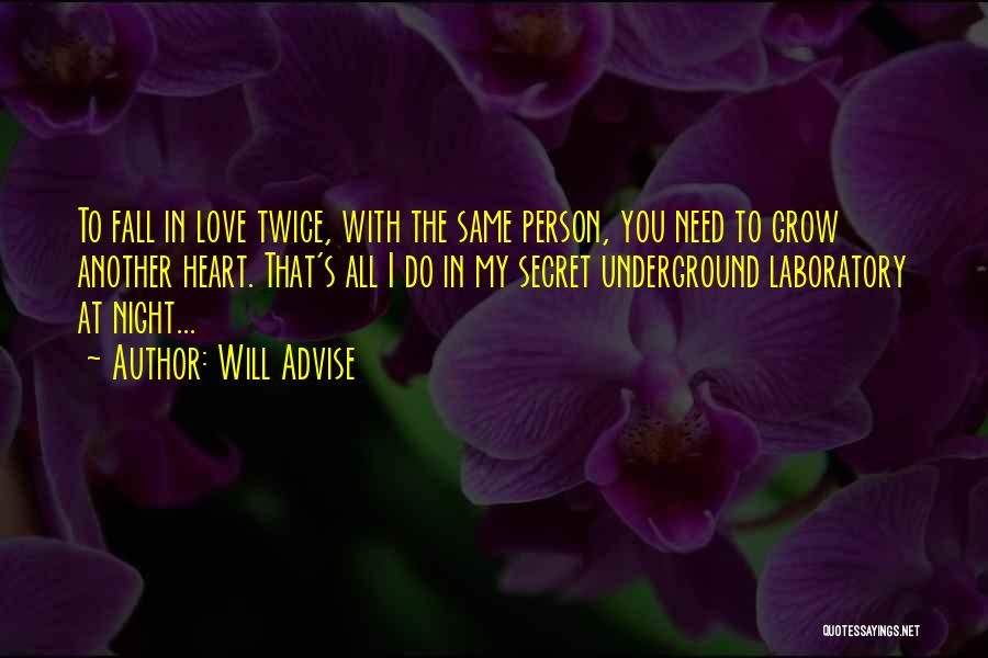 Falling In Love With The Same Person Quotes By Will Advise