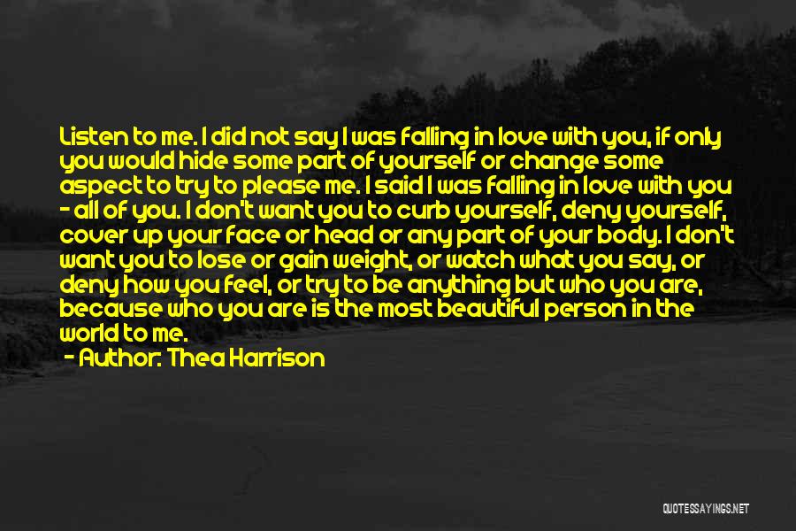 Falling In Love With Yourself Quotes By Thea Harrison