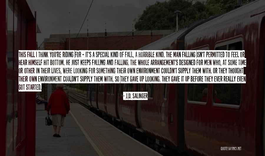 Falling In Quotes By J.D. Salinger