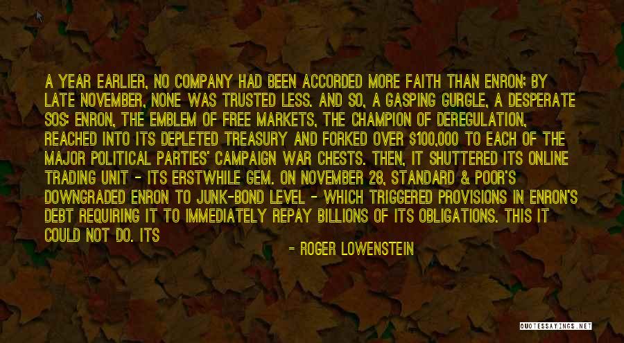 Falling In Quotes By Roger Lowenstein